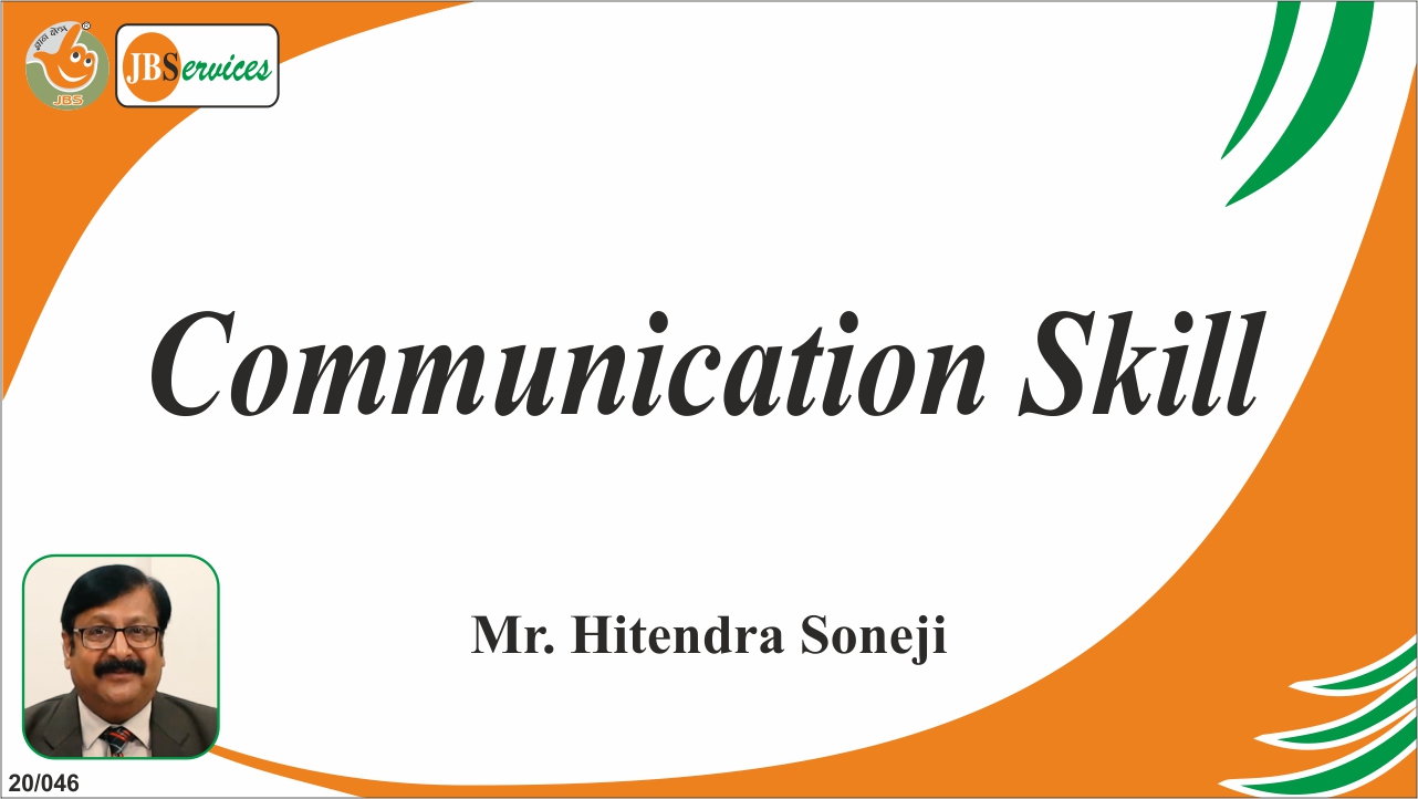 Communication Skills | Mr. Hitendra Soneji